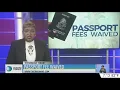 PASSPORT FEE WAIVED