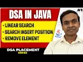 Linear Search in Java Algorithm Code LeetCode Questions DSA in Java Full Course -