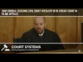 How General Sessions Civil Court Overlaps with Circuit Court in Filing Appeals