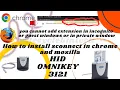 How to install HID omnikey3121 error you cannot add extension in incognito or guest windows