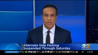 Alternate Side Parking Suspended Through Saturday