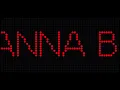 I wanna be yours Scrolling Text LED Light Scroller Moving Word Sign Board Running Banner Screen