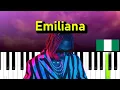 Download Lagu CKay - Emiliana (Piano tutorial)