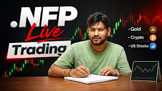 🔥 NFP Data live Trading - Gold , Crypto and US Stocks  - 04 Sep