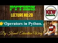 Operators In Python Fact About Conditional Or Ternary Increment Decrement Operators In Python