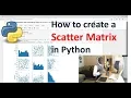 How to create Pairplot and Scatter Matrix in Python Using Seaborn and pandas