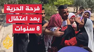 استقبال حافل للأسير المحرر محمد الفيراوي في باحات المسجد الأقصى 