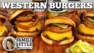 Western Burgers on the Blackstone Griddle