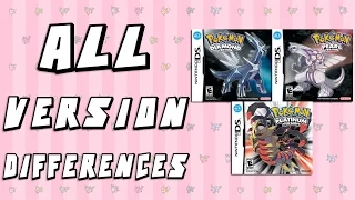 Download All Version Differences in Pokemon Diamond, Pearl \u0026 Platinum MP3