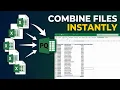 Merge Consolidate Excel Files Easily Using Power Query No VBA Needed