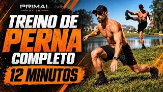 Treino de perna, sem equipamentos 12 minutos | Sérgio Bertoluci