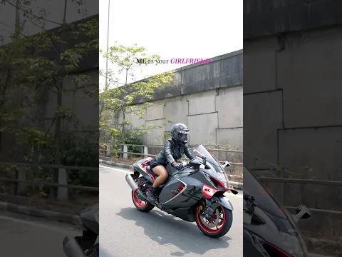 Girlfriend or Wife? #hayabusa #ducati #ridergirlvishakha