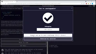 Learn Debugging Prevent Infinite Loops with a Valid Terminal Condition freeCodeCamp