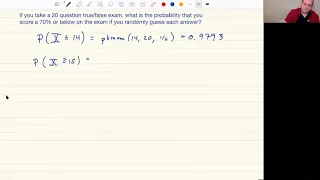 Binomial Distribution Example 1
