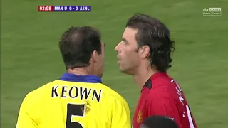 Man Utd v Arsenal 2003 - Van Nistelrooy Miss the Penalty Kick Furious Arsenal Lions Final Minute