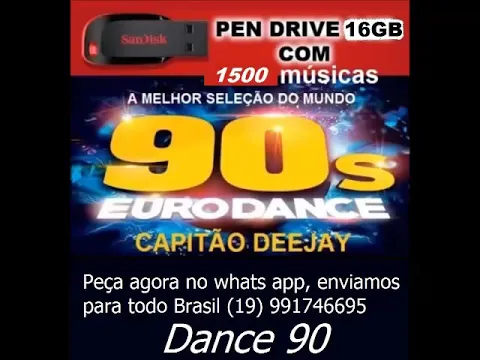 Download MP3 Dance anos 90,91,92,93,94,95,96,97,98,99 EURODANCE DOMINGUEIRA/ Peça Pen Drive Whats  (19)991746695