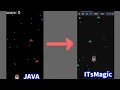I re-created my Java game on ITsMagic