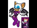 Lagu Rouge The Bat (Redraw, Speedpaint, Sonic Prime)