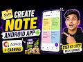 Professional Note App in 10 Minutes AdMob Se Monetize Karna Seekho