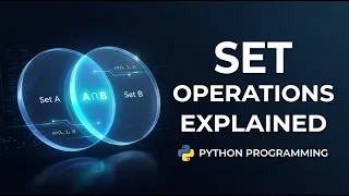 57 Python Set Operations Union Intersection Difference Symmetric Difference