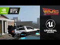 Download Lagu BACK TO THE FUTURE beta (Hill Valley) in UNREAL ENGINE 5 - First Gameplay - RTX on