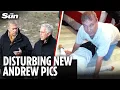 Shamed former prince Andrew seen crouching over woman on floor in latest Epstein files