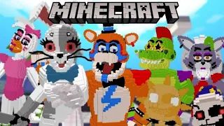 fnaf 6 addon pre beta para minecraft pe y be review 1 18