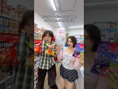 Which 7-Eleven Snack Should We Try ?! #shorts #andrewpav #funny