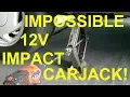 Car Scissor Jack Lift with Ridgid 12V Impact driver