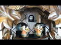 5 Leaf & Bird 1 Day Mechanical Carved Cuckoo Clock With Side Birds & Dancers 41cm By Hönes