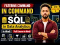 Filtering Command - IN Operator in SQL for Data Analytics Full Course