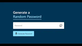 How To Generate a Random Password Using JavaScript Password Generator JavaScript Project