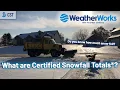 What are Certified Snowfall Totals