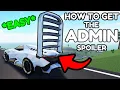 How to GET The ADMIN SPOILER in Car Crushers 2
