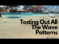 Water Park Whitewater Wave Maker Patterns ALL 8