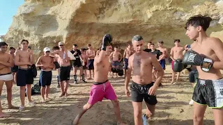 Ghetto Kid vs Pink master !!! Crazy boys!! 