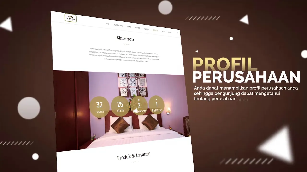 Web Pulsa - fitur konten lengkap