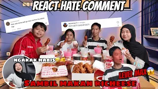 TANIA MAU NANGIS ROFIQ SAMPE MARAH BESAR!!! BACA KOMENTAR J4H4T NET1ZEN SAMBIL MAKAN AYAM TERPEDAS😱