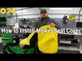 How to Install John Deere Mower Seat Cover and Quick Seat Cover Review LP92334