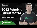 2022 Peterbilt 579 Paccar MX-13 Live Demo with OTR Diagnostics Scan Tool