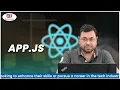 What is App js in React Reactjs Full Stack Developer Training in Noida Uncodemy