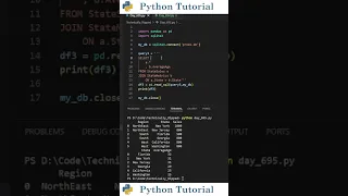 Joining SQLite Tables With Python Python Tutorial