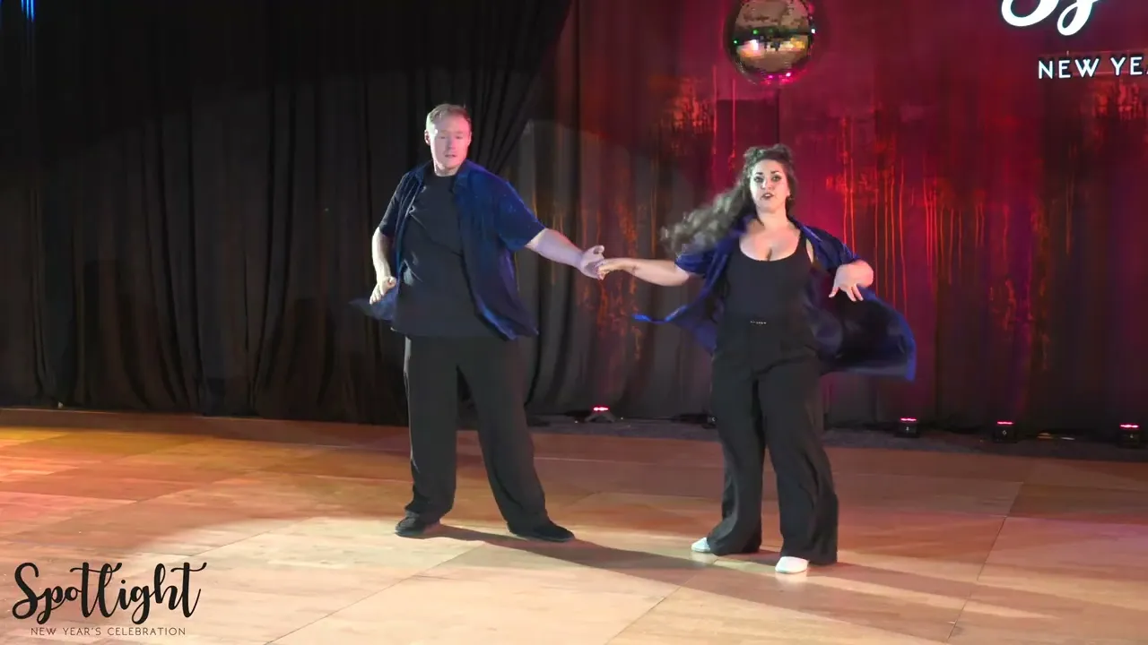 Spotlight New Year's Celebration 2025/2026 Pro Am Novice Routine Danny Cherry with Ariel Peck