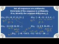 M8Alg Lesson 4-6 Part 1 Arithmetic Sequences