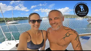 Underwater Lights and a BIG Announcement (S3 E6 Barefoot Sail and Dive)