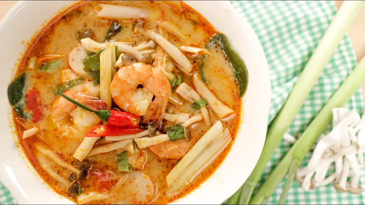 Tom Yum Goong Recipe (Creamy Style!)    Thai Recipes