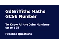 To Know All the Cube Numbers up to 125 Practice Questions 14b GCSE Number
