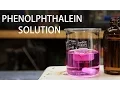 How to make a Phenolphthalein Indicator Solution 0 05 wt