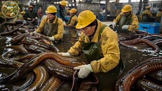 Download How the Chinese raise billions of leeches and process them | Processing Factory MP3