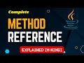 Method Reference in Java 8 Explained in Hindi
